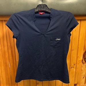 GUESS Navy Blue T- Shirt